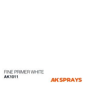 Fine Primer White - Spray 400ml (Includes 2 nozzles)