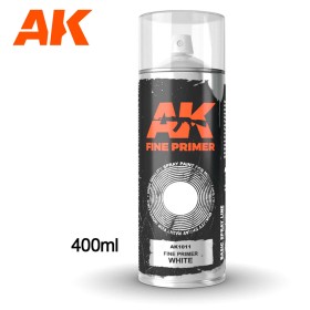Fine Primer White - Spray 400ml (Includes 2 nozzles)