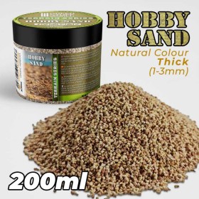 Sable de modélisation grossier 200ml - Naturel