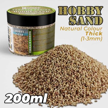 Sable de modélisation grossier 200ml - Naturel