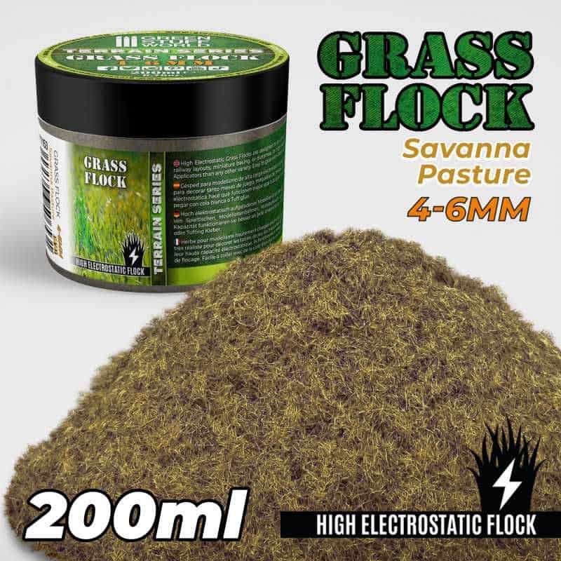 Herbe Statique 4-6mm- SAVANNA PASTURE - 200ml Herbe Statique 4-6mm- SAVANNA PASTURE - 200ml