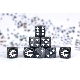 Conquest Logo on Black Dice