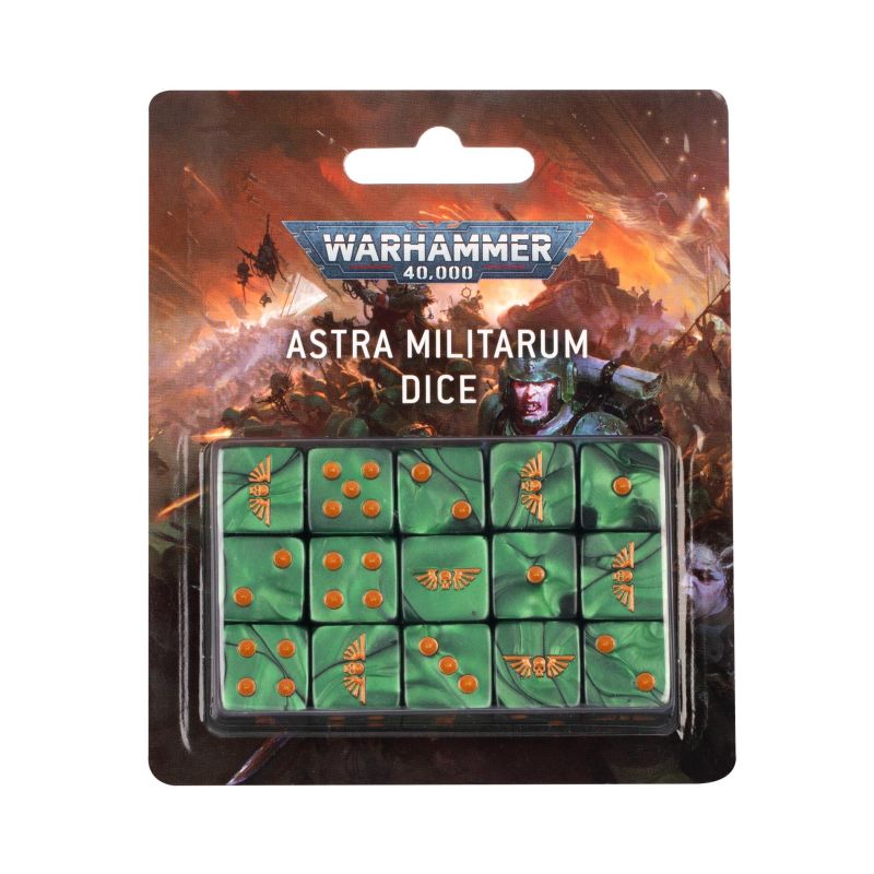 WARHAMMER 40000: ASTRA MILITARUM DICE WARHAMMER 40000: ASTRA MILITARUM DICE