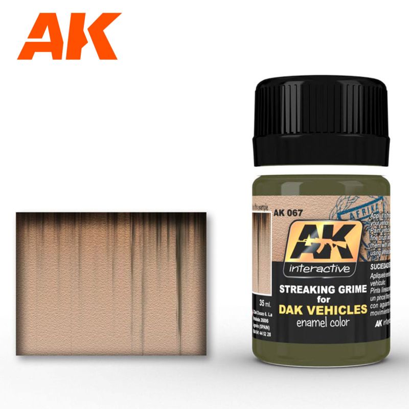 STREAKING GRIME FOR AFRIKA KORPS VEHICLES STREAKING GRIME FOR AFRIKA KORPS VEHICLES