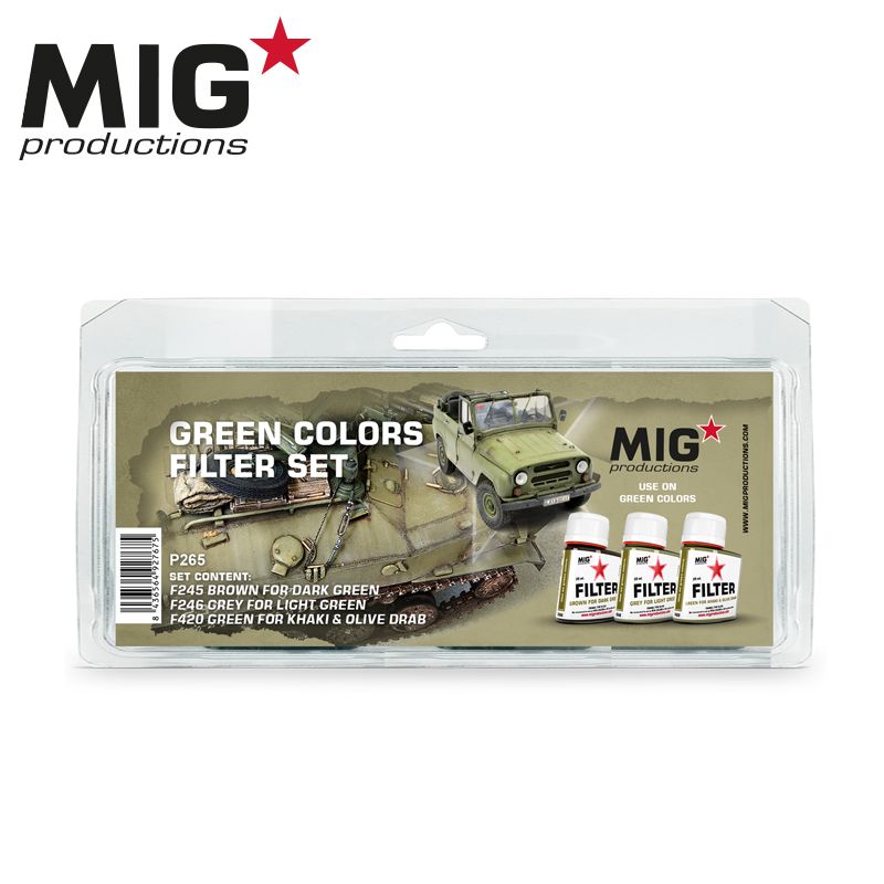 GREEN COLORS FILTER SET