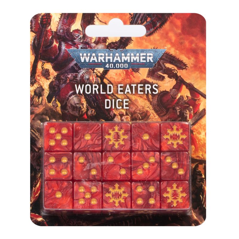 WARHAMMER 40000: WORLD EATERS DICE WARHAMMER 40000: WORLD EATERS DICE