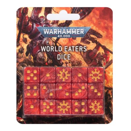 WARHAMMER 40000: WORLD EATERS DICE