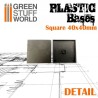 Socles CARRÉS 40x40 mm en Plastique