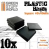 Socles CARRÉS 40x40 mm en Plastique