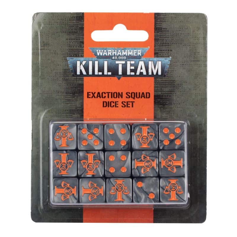 WH40K KILL TEAM: EXACTION SQUAD DICE SET WH40K KILL TEAM: EXACTION SQUAD DICE SET