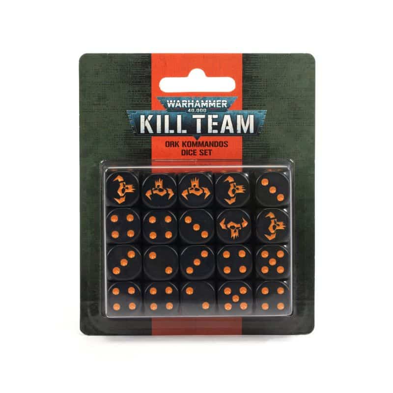 KILL TEAM: ORK KOMMANDOS DICE SET KILL TEAM: ORK KOMMANDOS DICE SET
