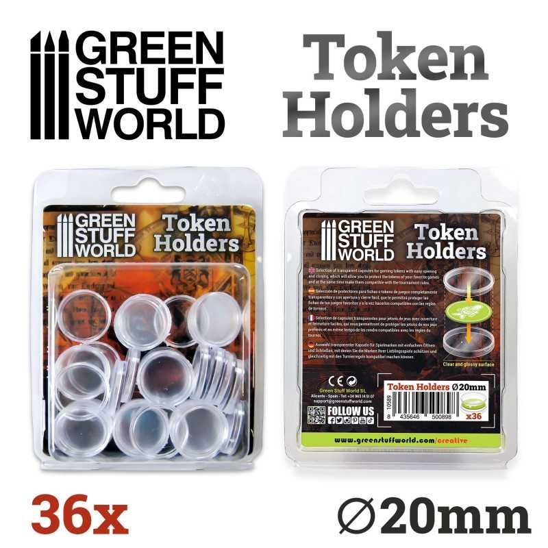 Capsules pour Jetons 20mm Capsules pour Jetons 20mm
