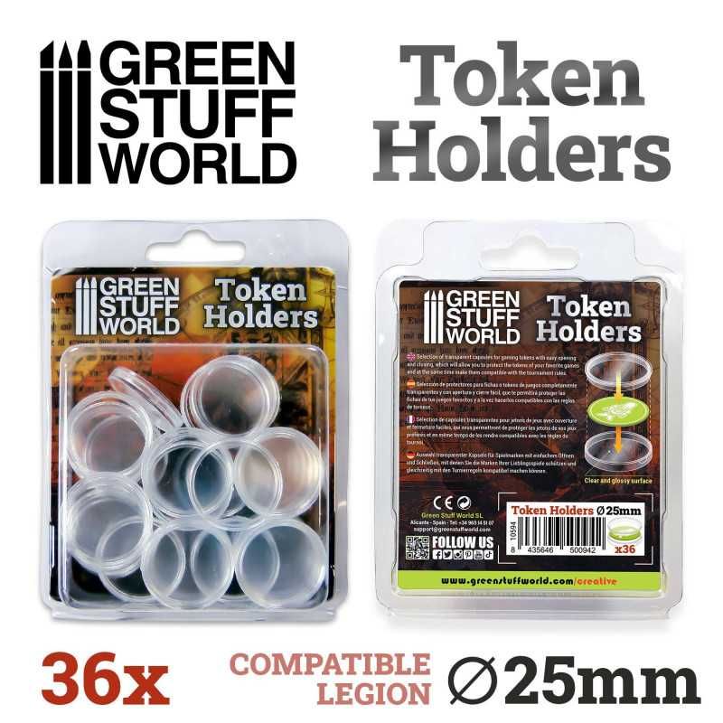 Capsules pour Jetons 25mm Capsules pour Jetons 25mm