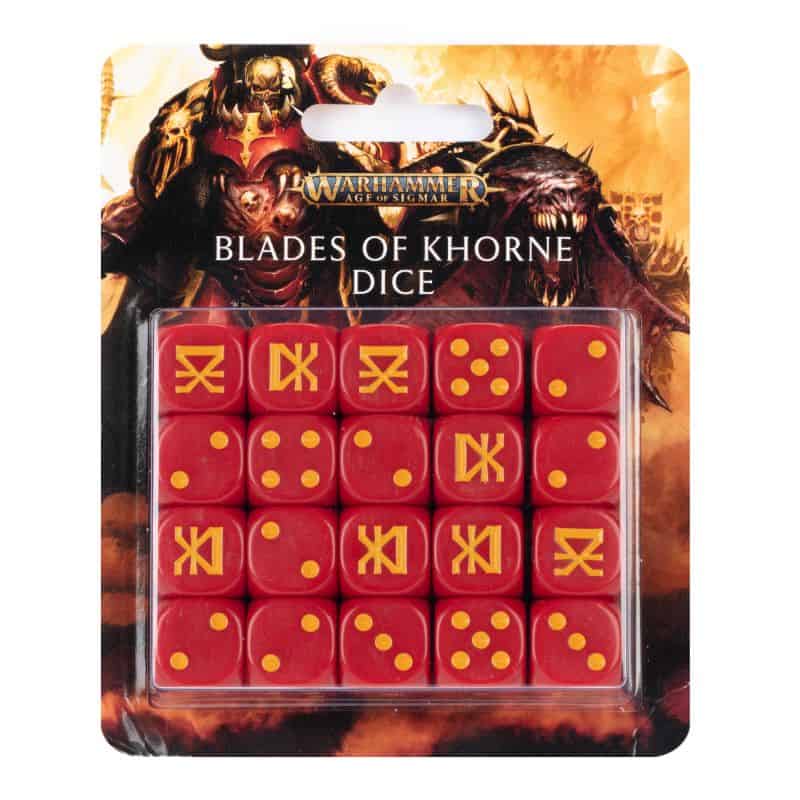 AGE OF SIGMAR: BLADES OF KHORNE DICE AGE OF SIGMAR: BLADES OF KHORNE DICE