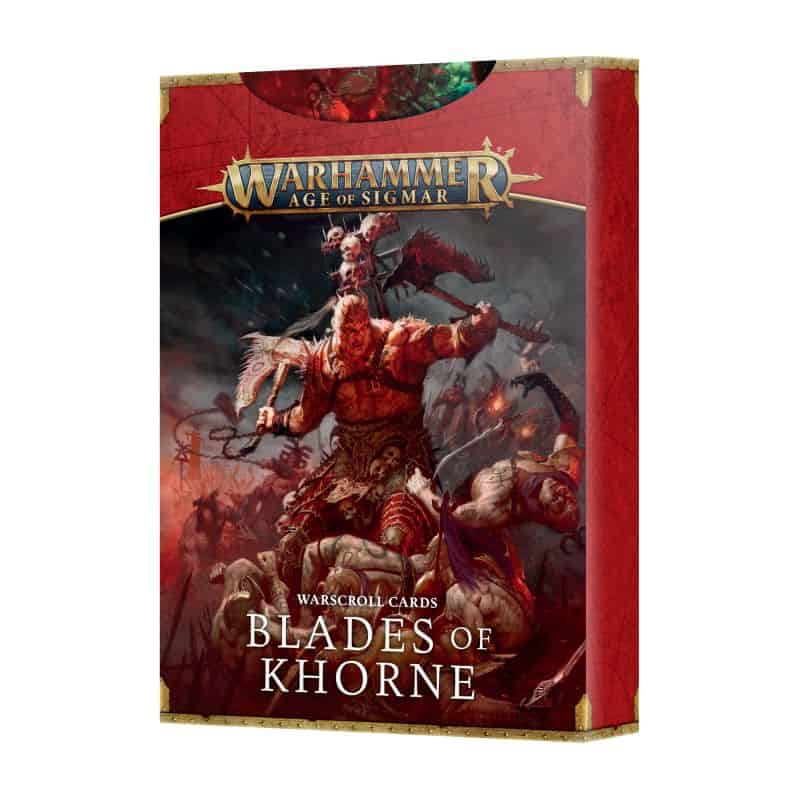 WARSCROLL CARDS: BLADES OF KHORNE (ENG) WARSCROLL CARDS: BLADES OF KHORNE (ENG)