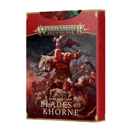WARSCROLL CARDS: BLADES OF KHORNE (ENG)