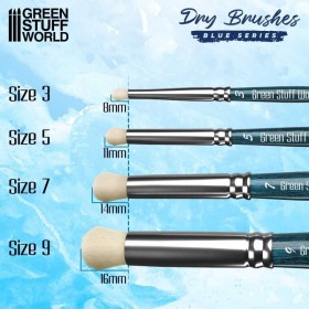Set Pinceaux pour Pinceau Sec - BLUE SERIES