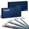Set Pinceaux pour Pinceau Sec - BLUE SERIES