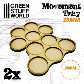 Plateaux de Mouvement MDF 25mm x5Horde