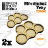 Plateaux de Mouvement MDF 25mm x5Horde