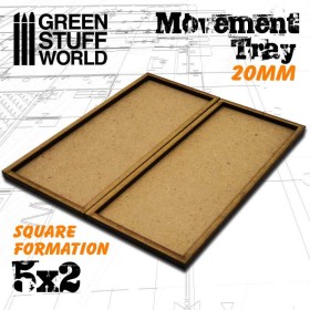 Plateaux de Mouvement MDF 20mm 5x2