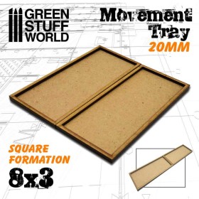 Plateaux de Mouvement MDF 20mm 8x3
