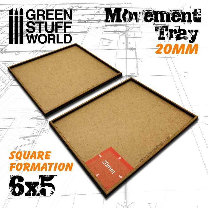 Plateaux de Mouvement MDF 20mm 6x5 Plateaux de Mouvement MDF 20mm 6x5