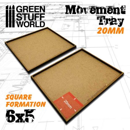 Plateaux de Mouvement MDF 20mm 6x5