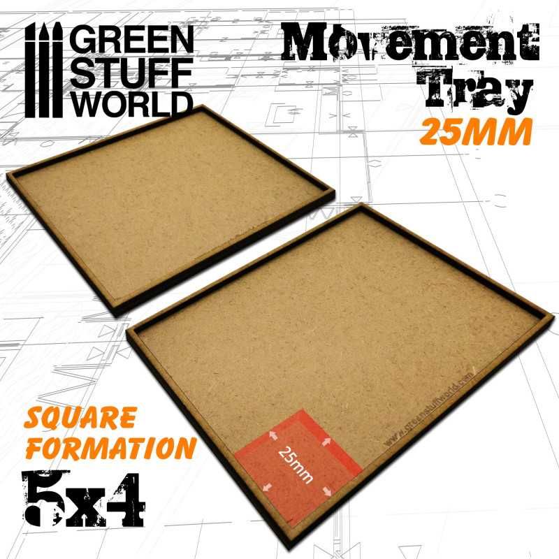 Plateaux de Mouvement MDF 25mm 5x4 Plateaux de Mouvement MDF 25mm 5x4