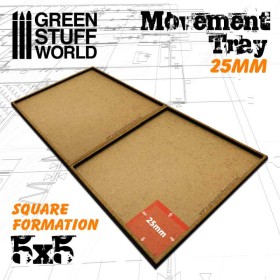 Plateaux de Mouvement MDF 25mm 5x5
