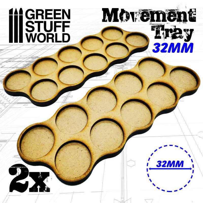 Plateaux de Mouvement MDF 32mm x10Skirmish Plateaux de Mouvement MDF 32mm x10Skirmish