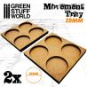 Plateaux de Mouvement MDF 25mm 2x2 Hordes en Ligne