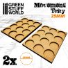 Plateaux de Mouvement MDF 25mm 3x4 Hordes en Ligne