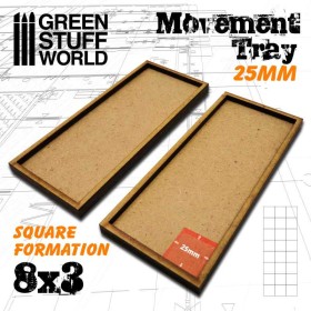Plateaux de Mouvement MDF 25mm 8x3
