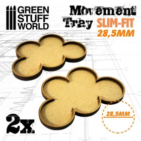 Plateaux de Mouvement MDF 28,5mm x5 - SLIM-FIT