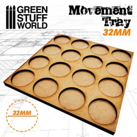 Plateaux de Mouvement MDF 32mm 4x4 Horde en Ligne