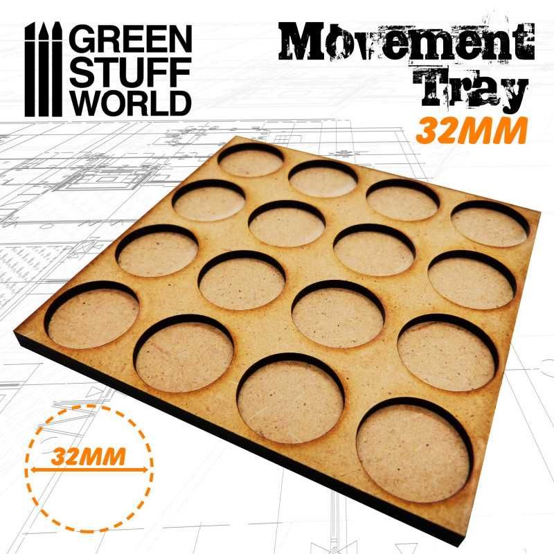 Plateaux de Mouvement MDF 32mm 4x4 Horde en Ligne Plateaux de Mouvement MDF 32mm 4x4 Horde en Ligne