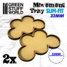 Plateaux de Mouvement MDF 32mm x 5 - Skirmish