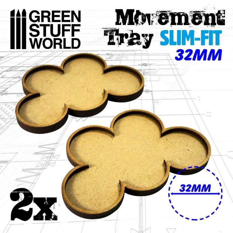 Plateaux de Mouvement MDF 32mm x 5 - Skirmish Plateaux de Mouvement MDF 32mm x 5 - Skirmish