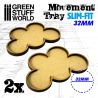 Plateaux de Mouvement MDF 32mm x 5 - Skirmish