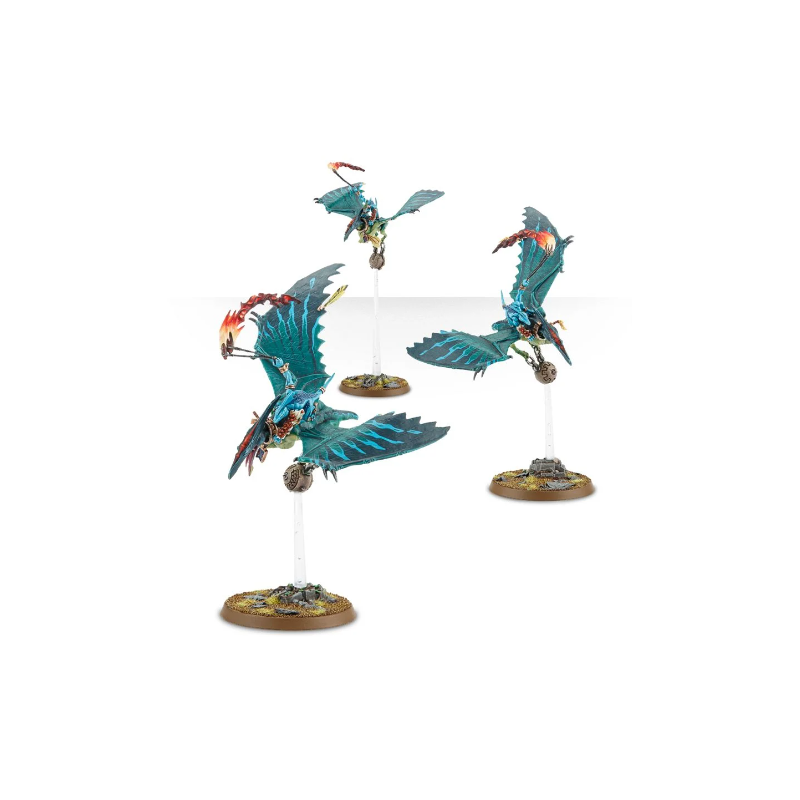 Boîte des Chevaucheurs de Terradon -pour Warhammer Age of Sigmar. Kit plastique 3 figurines à assembler et peindre. Boîte des Chevaucheurs de Terradon -pour Warhammer Age of Sigmar. Kit plastique 3 figurines à assembler et peindre.