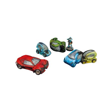 City Wrecked Cars set (5)