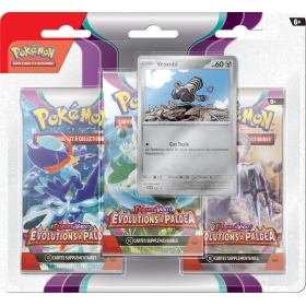 Pokémon EV02 : Pack 3 boosters À paraître 5 juin 2023