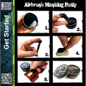 Mastic de Masquage pour Aérographe