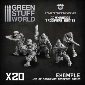 Corps de soldats commando