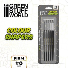 Pinceau Silicone - Colour Shapers TAILLE 0- NOIR FERME