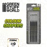 Pinceau Silicone - Colour Shapers TAILLE 0- NOIR FERME