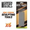 6 Pcs Outils De Sculpture MINI en Aluminium
