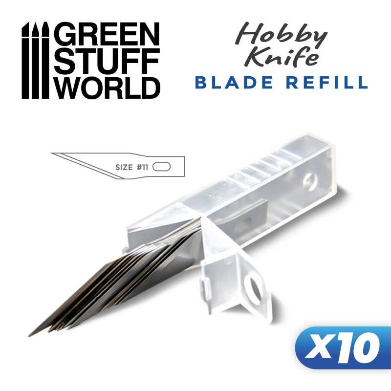 10 Lames de rechange pour Couteau de Modeliste 10 Lames de rechange pour Couteau de Modeliste