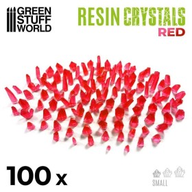 Cristaux de Résine ROUGE -...